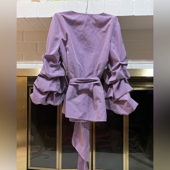 Sunday in Brooklyn ruffled blouse from Anthropologie - Picture 2 of 5